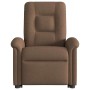 Sillón reclinable elevable de tela marrón en Sillones | Comprar online en Foru.es