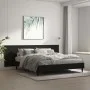 Cabecero de cama pared madera contrachapada negro 240x1,5x80cm de vidaXL, Cabeceros y pies de cama - Ref: Foro24-811053, Prec...