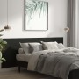 Cabecero de cama pared madera contrachapada negro 240x1,5x80cm de vidaXL, Cabeceros y pies de cama - Ref: Foro24-811053, Prec...