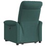Sillón reclinable elevable tela verde oscuro en Sillones | Comprar online en Foru.es