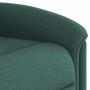 Sillón reclinable elevable tela verde oscuro en Sillones | Comprar online en Foru.es