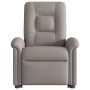 Sillón reclinable elevable tela gris taupe en Sillones | Comprar online en Foru.es