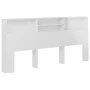 Glänzend weißes Kopfteilmöbel 220x19x103,5 cm von vidaXL, Kopf- und Fußteile - Ref: Foro24-811904, Preis: 70,16 €, Rabatt: %