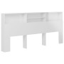 Mueble cabecero blanco brillante 220x19x103,5 cm de vidaXL, Cabeceros y pies de cama - Ref: Foro24-811904, Precio: 86,29 €, D...