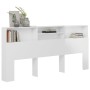 Mueble cabecero blanco brillante 220x19x103,5 cm de vidaXL, Cabeceros y pies de cama - Ref: Foro24-811904, Precio: 86,29 €, D...