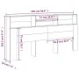 Glänzend weißes Kopfteilmöbel 220x19x103,5 cm von vidaXL, Kopf- und Fußteile - Ref: Foro24-811904, Preis: 70,16 €, Rabatt: %
