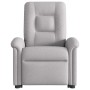 Sillón reclinable elevable de tela gris nube en Sillones | Comprar online en Foru.es