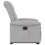 Sillón reclinable elevable de tela gris nube en Sillones | Comprar online en Foru.es