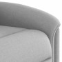 Sillón reclinable elevable de tela gris nube en Sillones | Comprar online en Foru.es
