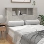 Mueble cabecero gris hormigón 120x18,5x102,5 cm de vidaXL, Cabeceros y pies de cama - Ref: Foro24-811920, Precio: 54,98 €, De...