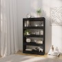 Estantería/divisor madera de ingeniería negro 80x30x135 cm de vidaXL, Librerías y estanterías - Ref: Foro24-811710, Precio: 6...