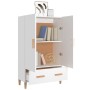 Aparador de madera contrachapada blanco 70x31x115 cm de vidaXL, Aparadores - Ref: Foro24-812528, Precio: 91,57 €, Descuento: %