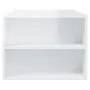 Mesa de centro madera de ingeniería blanco brillo 102x55x42 cm de vidaXL, Mesas de centro - Ref: Foro24-810923, Precio: 116,1...
