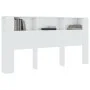 Mueble cabecero blanco brillante 200x18,5x104,5 cm de vidaXL, Cabeceros y pies de cama - Ref: Foro24-811958, Precio: 79,13 €,...