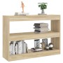 Estantería/divisor de espacios color roble Sonoma 100x30x72 cm de vidaXL, Librerías y estanterías - Ref: Foro24-811739, Preci...