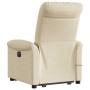 Silla de masaje reclinable de pie de tela color crema en Sillones | Comprar online en Foru.es