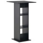 Mesa de bar color negro 60x60x110 cm en Mesas de comedor | Comprar online en Foru.es