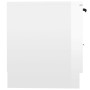 Mueble de TV madera contrachapada blanco brillante 140x35x40 cm de vidaXL, Muebles TV - Ref: Foro24-811454, Precio: 104,30 €,...