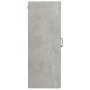 Armario colgante de pared gris hormigón 69,5x34x90 cm de vidaXL, Aparadores - Ref: Foro24-812289, Precio: 82,04 €, Descuento: %