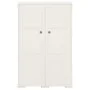 Angora white wood design plastic wardrobe 79x43x125 cm by vidaXL, Lockers and storage cabinets - Ref: Foro24-340592, Price: 1...