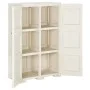Angora white wood design plastic wardrobe 79x43x125 cm by vidaXL, Lockers and storage cabinets - Ref: Foro24-340592, Price: 1...