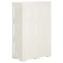 Angora white wood design plastic wardrobe 79x43x125 cm by vidaXL, Lockers and storage cabinets - Ref: Foro24-340592, Price: 1...