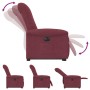 Sillón eléctrico reclinable elevable de tela rojo tinto en Sillones | Comprar online en Foru.es