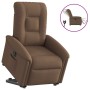 Sillón eléctrico reclinable elevable de tela marrón en Sillones | Comprar online en Foru.es