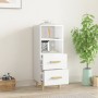 Aparador de madera contrachapada blanco brillante 34,5x34x90 cm de vidaXL, Aparadores - Ref: Foro24-812363, Precio: 64,60 €, ...