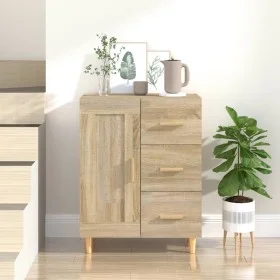 Sonoma oak plywood sideboard 69.5x34x90 cm by vidaXL, Sideboards - Ref: Foro24-812225, Price: 103,82 €, Discount: %