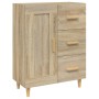 Aparador de madera contrachapada roble Sonoma 69,5x34x90 cm de vidaXL, Aparadores - Ref: Foro24-812225, Precio: 105,40 €, Des...