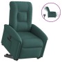 Sillón eléctrico reclinable elevable de tela verde oscuro en Sillones | Comprar online en Foru.es