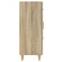 Aparador de madera contrachapada roble Sonoma 69,5x34x90 cm de vidaXL, Aparadores - Ref: Foro24-812225, Precio: 103,82 €, Des...