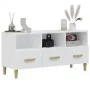 Mueble para TV madera contrachapada blanco 102x36x50 cm de vidaXL, Muebles TV - Ref: Foro24-812600, Precio: 71,20 €, Descuent...