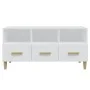 Mueble para TV madera contrachapada blanco 102x36x50 cm de vidaXL, Muebles TV - Ref: Foro24-812600, Precio: 71,20 €, Descuent...