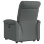 Sillón de masaje eléctrico reclinable elevable tela gris oscuro en Sillones | Comprar online en Foru.es