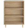 Aparador de madera contrachapada roble Sonoma 69,5x32,5x90 cm de vidaXL, Aparadores - Ref: Foro24-812243, Precio: 59,75 €, De...