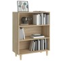 Aparador de madera contrachapada roble Sonoma 69,5x32,5x90 cm de vidaXL, Aparadores - Ref: Foro24-812243, Precio: 59,75 €, De...