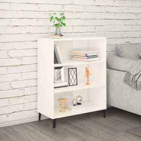 Aparador madera contrachapada blanco brillante 69,5x32,5x90 cm de vidaXL, Aparadores - Ref: Foro24-812255, Precio: 65,81 €, D...