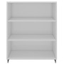 Aparador madera contrachapada blanco brillante 69,5x32,5x90 cm de vidaXL, Aparadores - Ref: Foro24-812255, Precio: 65,81 €, D...