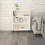 Aparador madera contrachapada blanco brillante 69,5x32,5x90 cm de vidaXL, Aparadores - Ref: Foro24-812255, Precio: 65,81 €, D...