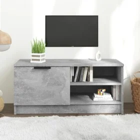 Mueble de TV madera contrachapada gris hormigón 80x35x36,5 cm de vidaXL, Muebles TV - Ref: Foro24-811474, Precio: 46,73 €, De...