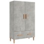 Aparador de madera contrachapada gris hormigón 70x31x115 cm de vidaXL, Aparadores - Ref: Foro24-812532, Precio: 87,27 €, Desc...