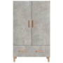 Aparador de madera contrachapada gris hormigón 70x31x115 cm de vidaXL, Aparadores - Ref: Foro24-812532, Precio: 87,27 €, Desc...