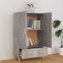 Aparador de madera contrachapada gris hormigón 70x31x115 cm de vidaXL, Aparadores - Ref: Foro24-812532, Precio: 87,27 €, Desc...