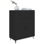 Aparador de madera de ingeniería negro 69,5x34x90 cm de vidaXL, Aparadores - Ref: Foro24-812196, Precio: 88,55 €, Descuento: %