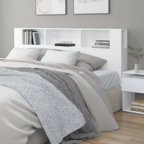Mueble cabecero blanco 200x18,5x104,5 cm de vidaXL, Cabeceros y pies de cama - Ref: Foro24-811952, Precio: 89,06 €, Descuento: %