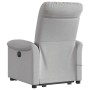 Sillón de masaje eléctrico reclinable elevable tela gris nube en Sillones | Comprar online en Foru.es