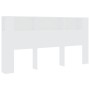 Mueble cabecero blanco 200x18,5x104,5 cm de vidaXL, Cabeceros y pies de cama - Ref: Foro24-811952, Precio: 85,34 €, Descuento: %