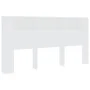 Mueble cabecero blanco 200x18,5x104,5 cm de vidaXL, Cabeceros y pies de cama - Ref: Foro24-811952, Precio: 89,06 €, Descuento: %